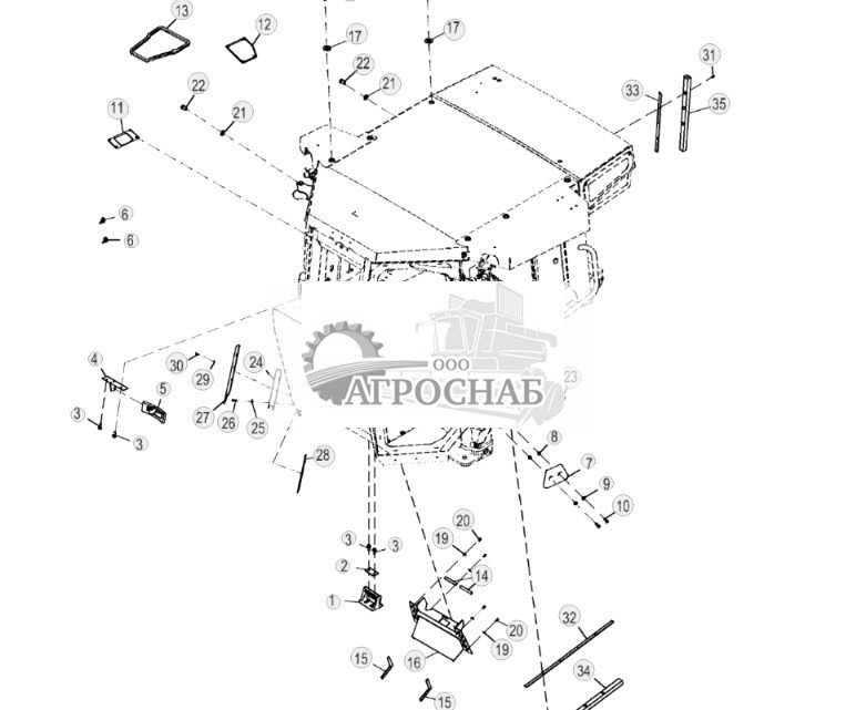 Miscellaneous WH Cab Assembly Parts - ST933274 163.jpg